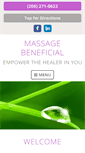 Mobile Screenshot of massagebeneficial.com
